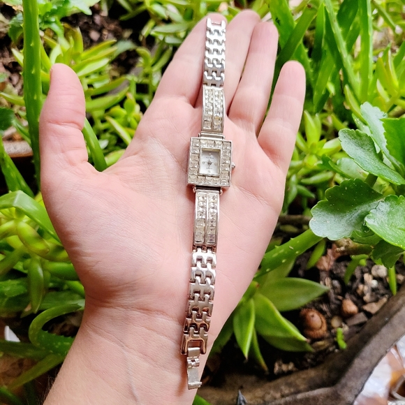 Classic Silver Rhinestone Watch - Picture 9 of 15
